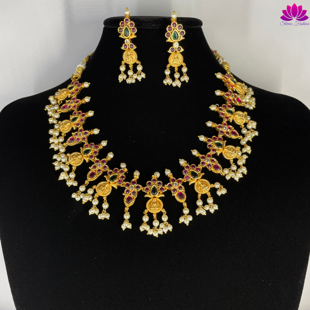 Kasu necklace shop latest designs