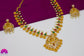 Antique Gold Finish Lakshmi Kasu Necklace